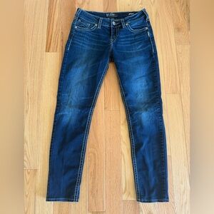 Silver Jeans Dark Blue Skinny Jeans